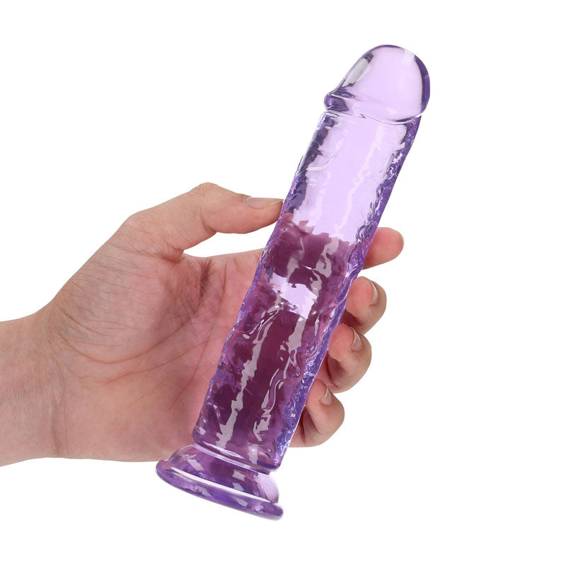 Realrock 18 Cm Straight Dildo Purple Purple 18 Cm (7'') Dong