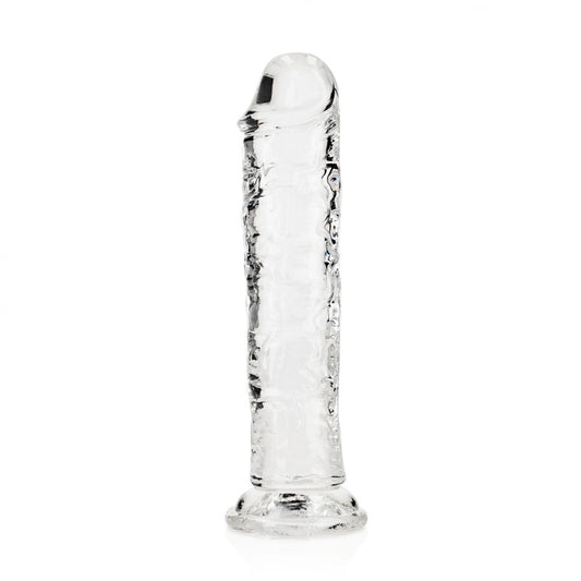 Realrock 18 Cm Straight Dildo Clear Clear 18 Cm (7'') Dong