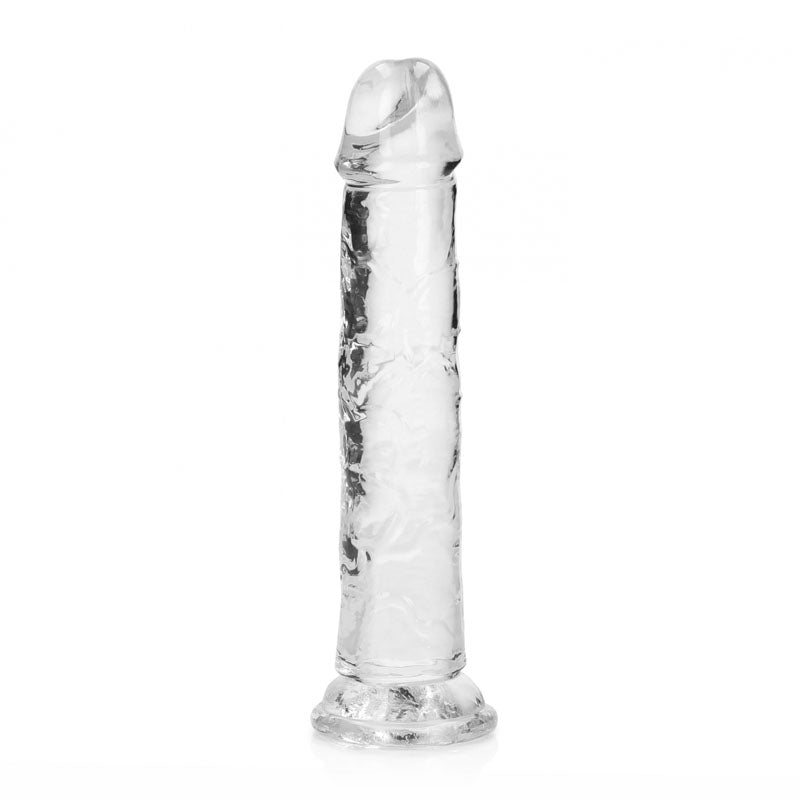 Realrock 18 Cm Straight Dildo Clear Clear 18 Cm (7'') Dong