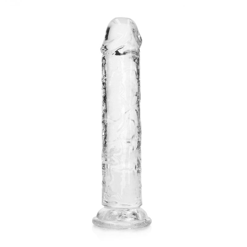 Realrock 18 Cm Straight Dildo Clear Clear 18 Cm (7'') Dong