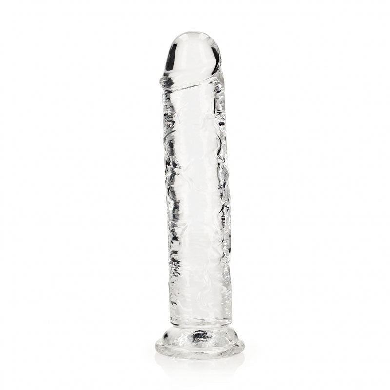 Realrock 25 Cm Straight Dildo Clear Clear 25 Cm (10'') Dong