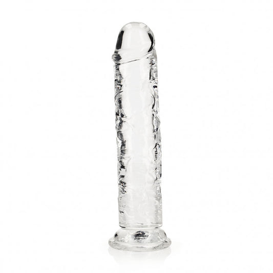 Realrock 25 Cm Straight Dildo Clear Clear 25 Cm (10'') Dong