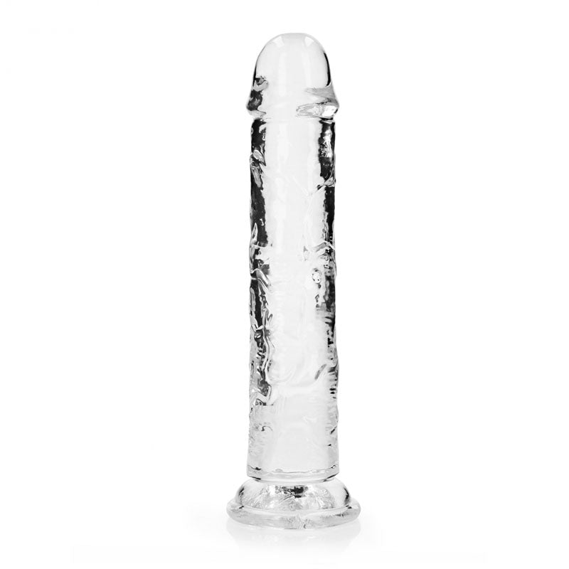 Realrock 25 Cm Straight Dildo Clear Clear 25 Cm (10'') Dong