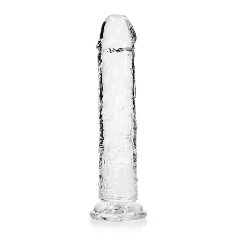 Realrock 25 Cm Straight Dildo Clear Clear 25 Cm (10'') Dong