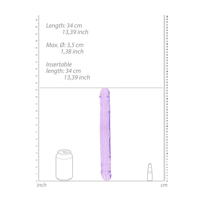 Realrock 34 Cm Double Dong Purple Purple 34 Cm (14'') Double Dong