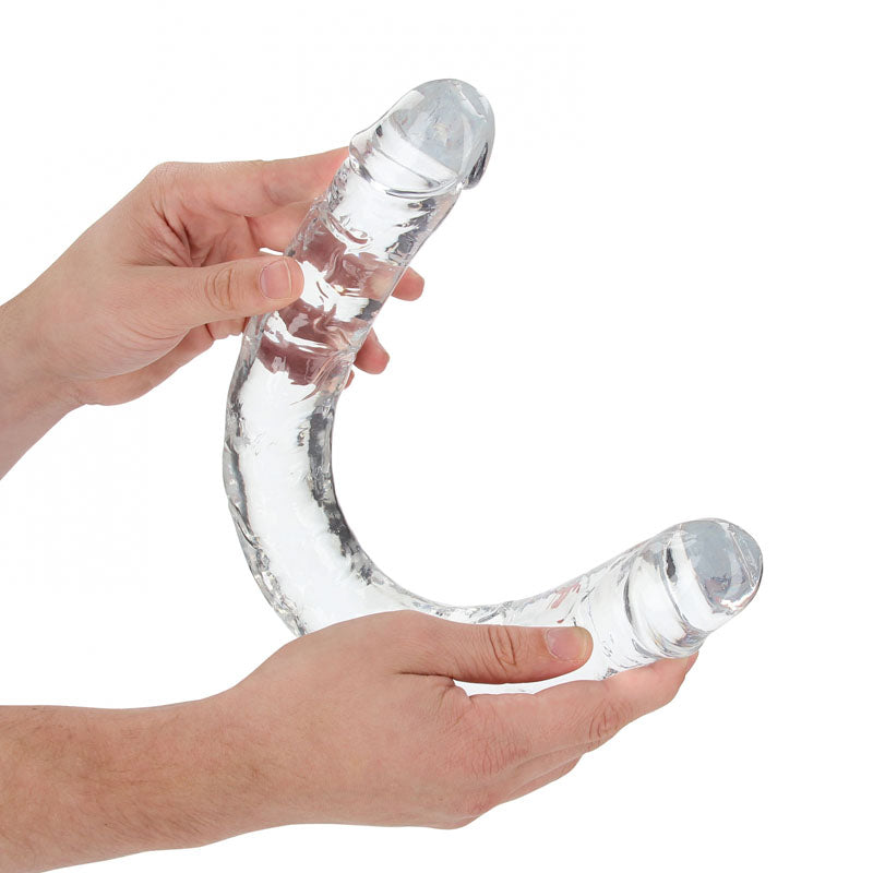 Realrock 45 Cm Double Dong Clear Clear 45 Cm (18'') Double Dong