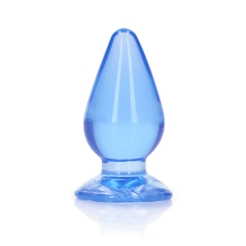 Realrock 9 Cm Anal Plug Blue Blue 9 Cm (3.5'') Butt Plug