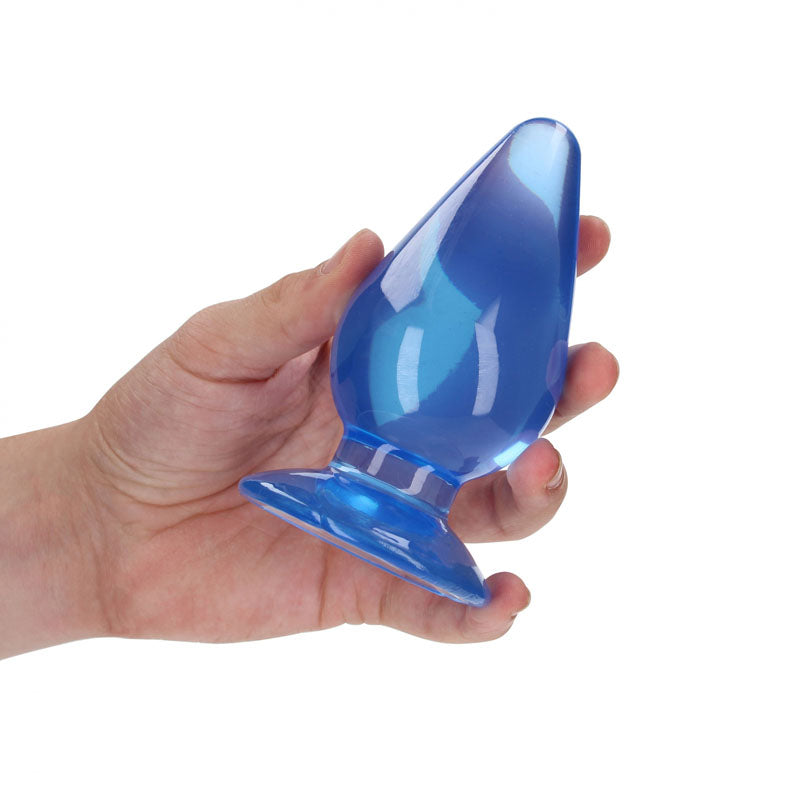 Realrock 11.5 Cm Anal Plug Blue Blue 11.5 Cm (4.5'') Butt Plug