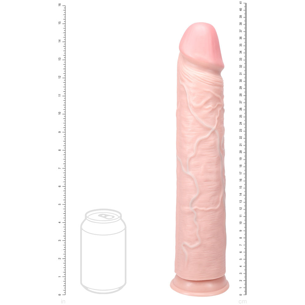 Realrock 38cm Extra Long Dildo Flesh Flesh 38 Cm (15'') Extra Long Dong