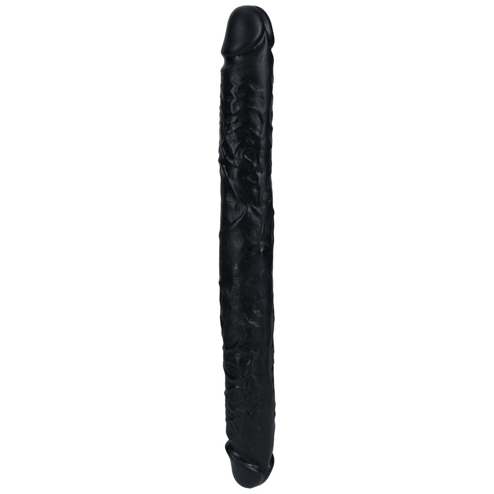 Realrock 40cm Thick Double Dildo Black Black 40 Cm (16'') Thick Double Dong