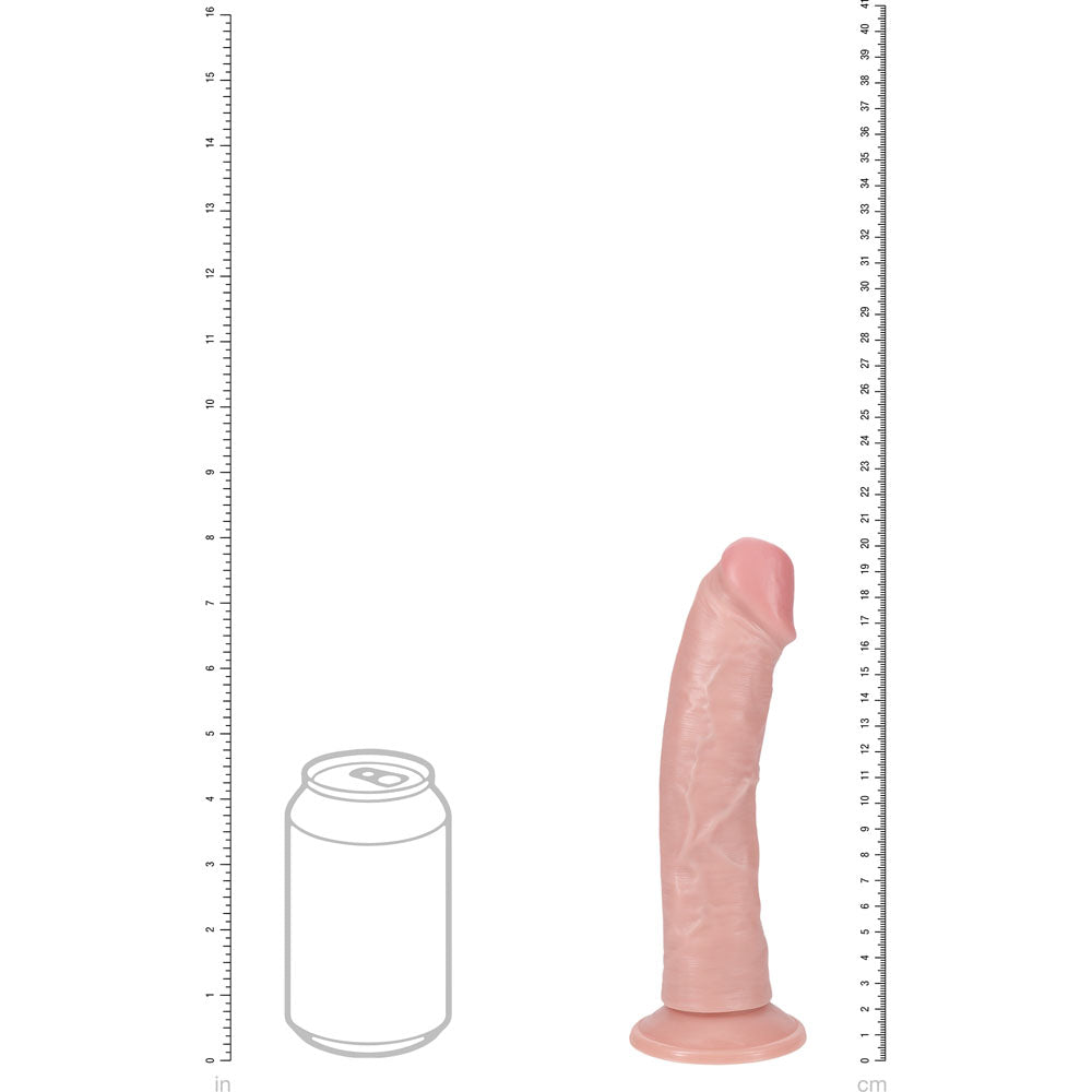 Realrock 20cm Vibrating Cock Flesh Flesh 20.3 Cm (8'') Usb Rechargeable Vibrating Dong