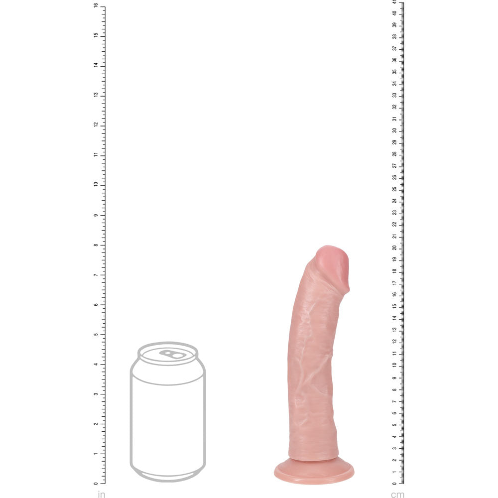 Realrock 20cm Vibrating + Rotating Cock Flesh Flesh 20.3 Cm (8'') Usb Rechargeable Vibrating And Rotating Dong