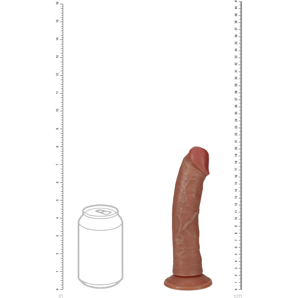 Realrock 20cm Vibrating + Rotating Cock Tan Tan 20.3 Cm (8'') Usb Rechargeable Vibrating And Rotating Dong
