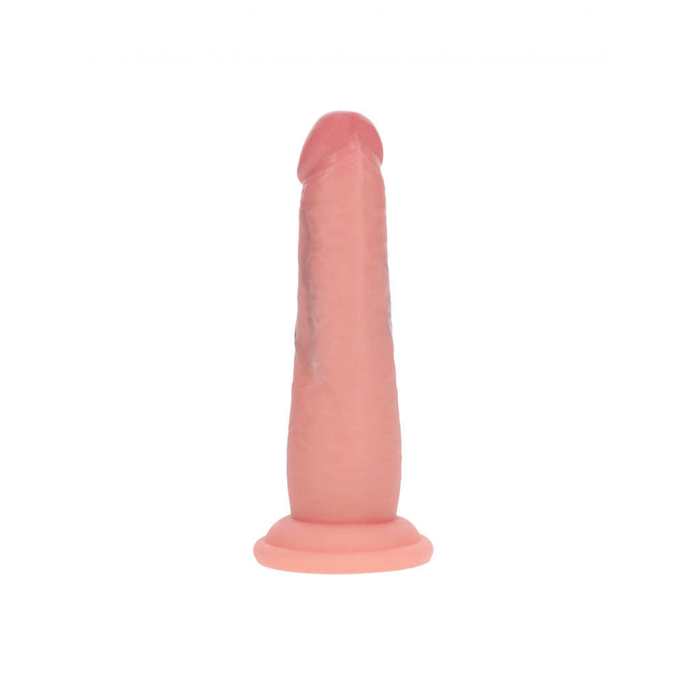 Realrock Dual Density 6'' Sliding Skin Silicone Dildo Flesh Flesh 15.2 Cm Sliding Skin Dildo