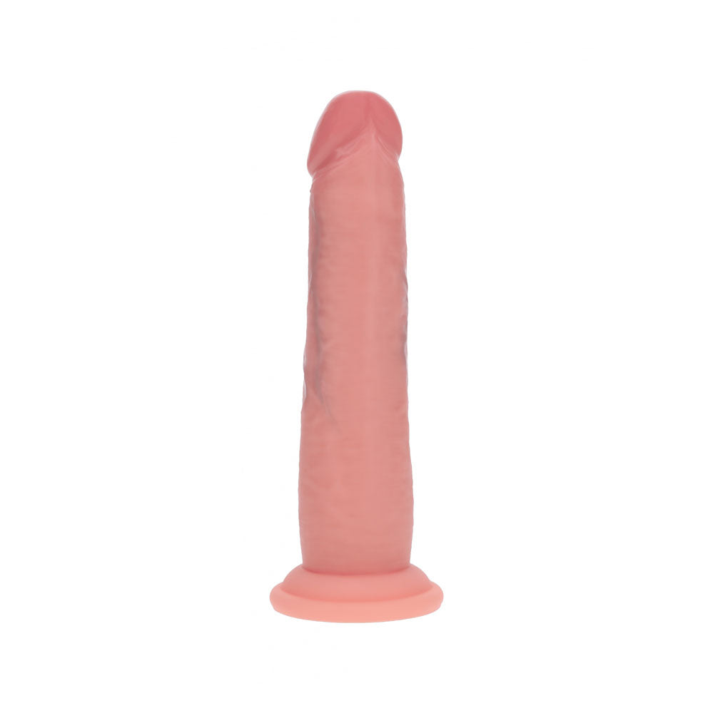 Realrock Dual Density 7'' Sliding Skin Silicone Dildo Flesh Flesh 15.2 Cm Sliding Skin Dildo