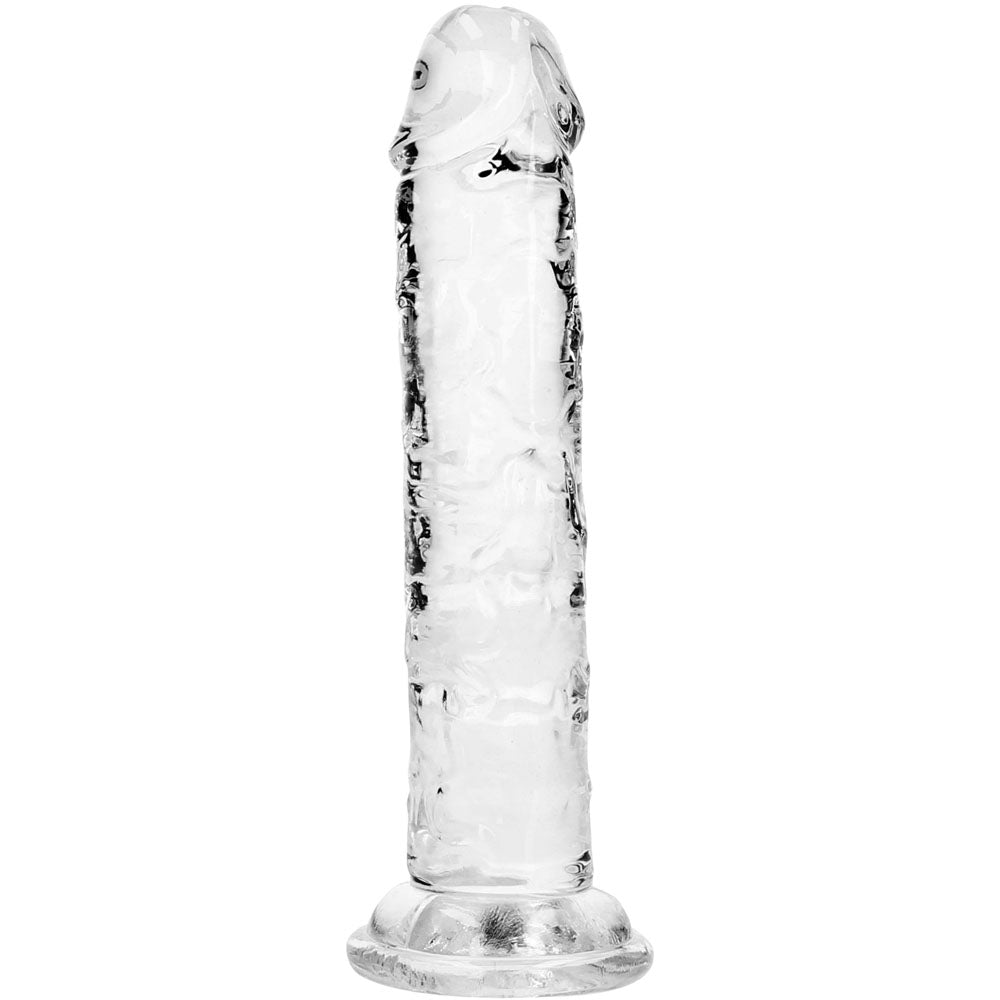 Realrock Realistic 5'' Dildo Clear Clear 12.7 Cm Dildo