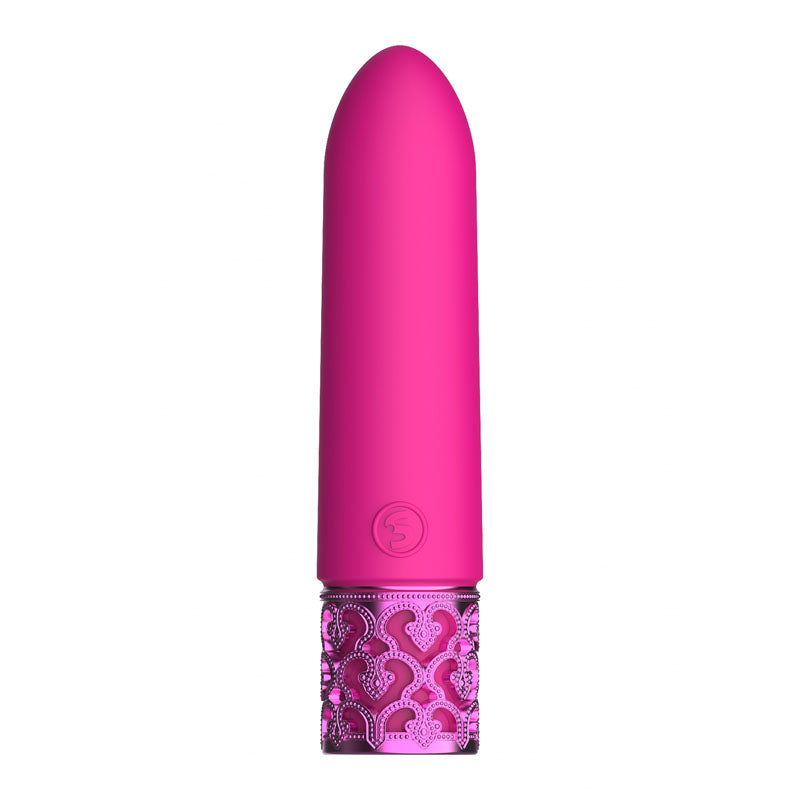 Royal Gems Imperial Silicone Rechargeable Bullet Pink 10 Cm Usb Rechargeable Bullet