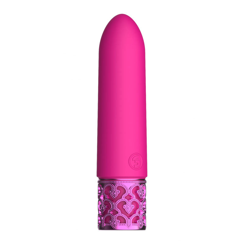 Royal Gems Imperial Silicone Rechargeable Bullet Pink 10 Cm Usb Rechargeable Bullet