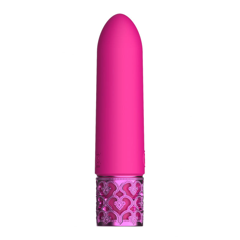 Royal Gems Imperial Silicone Rechargeable Bullet Pink 10 Cm Usb Rechargeable Bullet