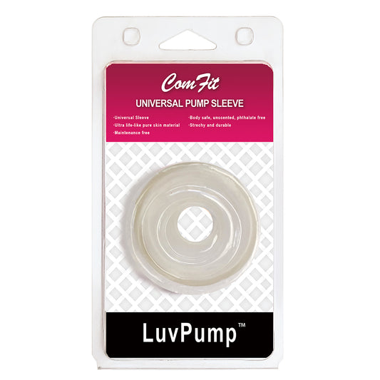 Luv Pump Com Fit Silicone Sleeve White White Universal Penis Pump Sleeve