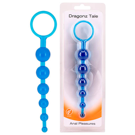 Seven Creations Dragonz Tale Blue 20.5 Cm Anal Beads