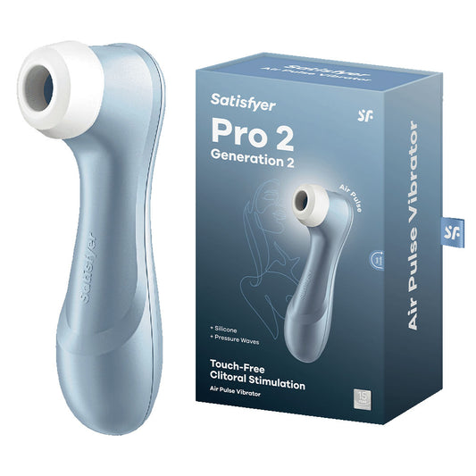 Satisfyer Pro 2 Blue Touch Free Usb Rechargeable Clitoral Stimulator