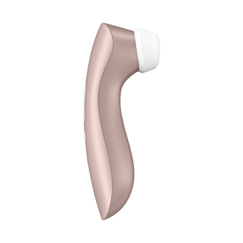 Satisfyer Pro 2+ Rose Gold Rose Gold Touch Free Usb Rechargeable Clitoral Stimulator With Vibration