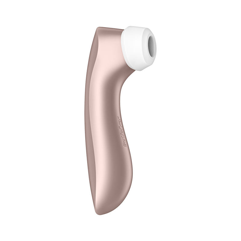 Satisfyer Pro 2+ Rose Gold Rose Gold Touch Free Usb Rechargeable Clitoral Stimulator With Vibration