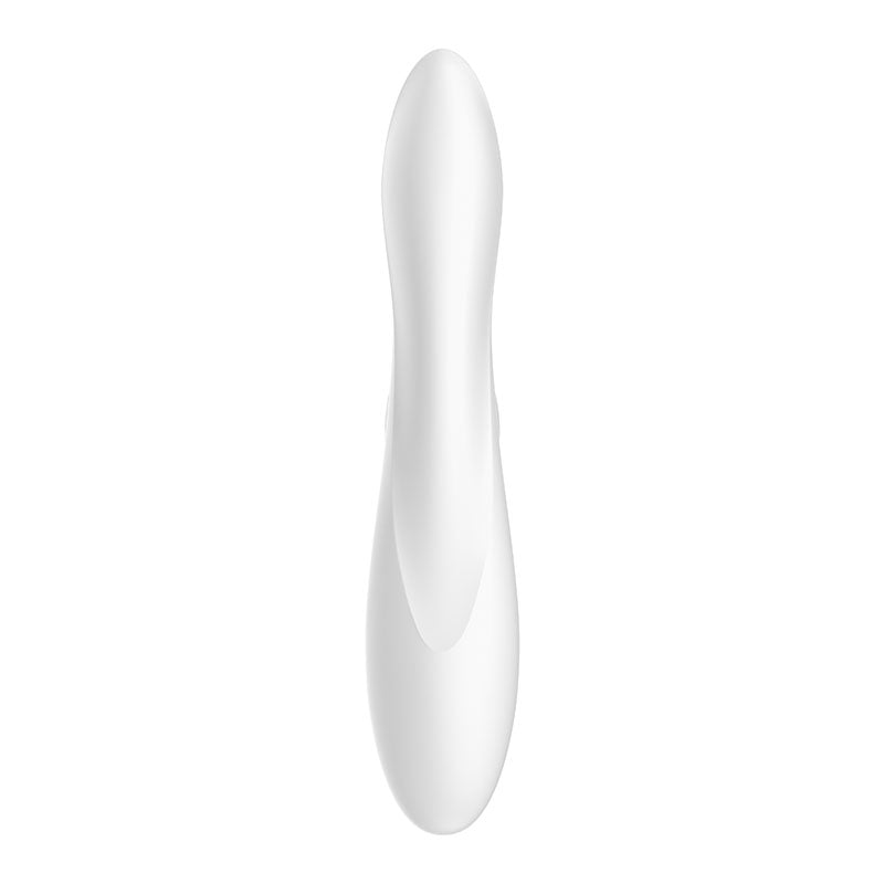 Satisfyer Pro + G Spot White 22 Cm Usb Rechargeable Rabbit Vibrator With Touch Free Clitoral Stimulator