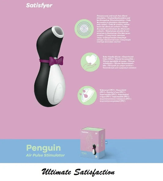Satisfyer Penguin Touch Free Usb Rechargeable Clitoral Stimulator