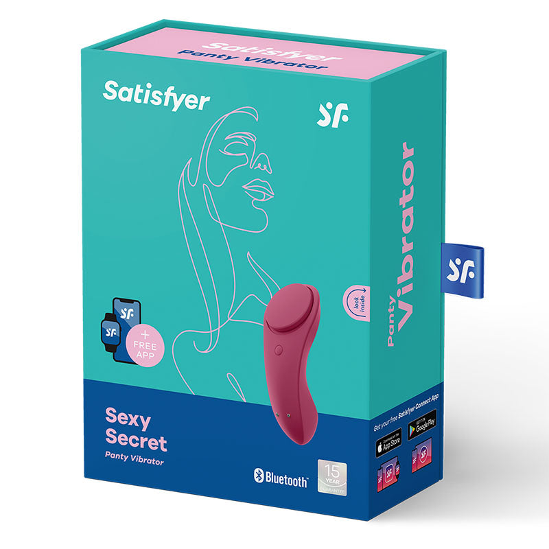 Satisfyer Sexy Secret App Contolled Usb Rechargeable Panty Vibrator