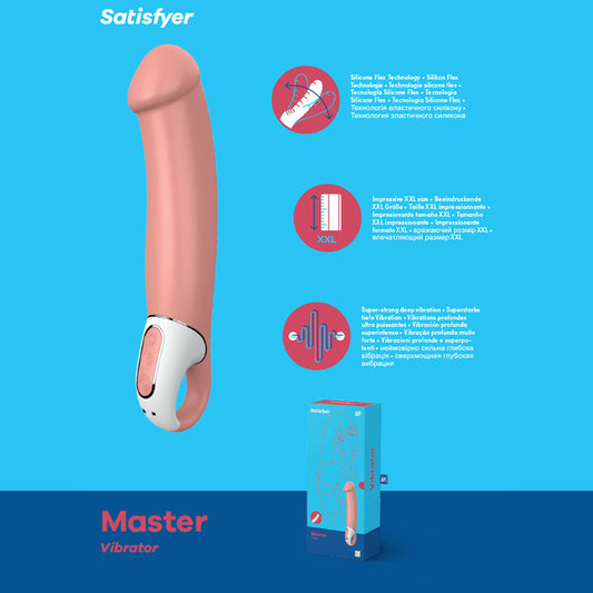 Satisfyer Vibes Master Pink 17 Cm Usb Rechargeable Vibrator
