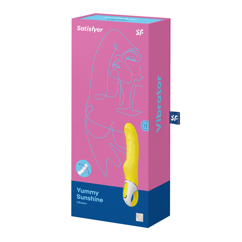 Satisfyer Vibes Yummy Sunshine Yellow Usb Rechargeable Vibrator