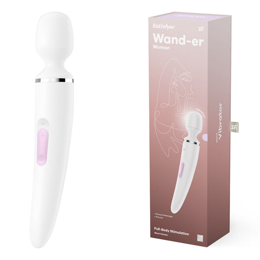 Satisfyer Wand Er Woman White Usb Rechargeable Massager Wand