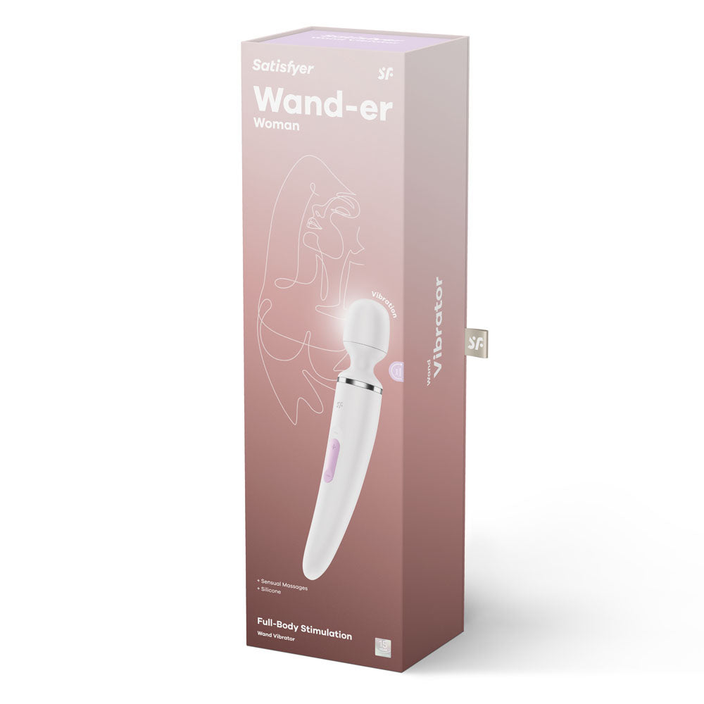 Satisfyer Wand Er Woman White Usb Rechargeable Massager Wand