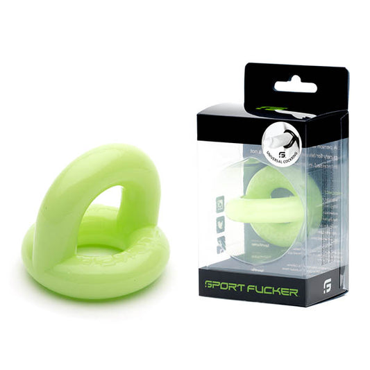 Sport Fucker Universal Cock Ring Glow In Dark Cock & Balls Ring
