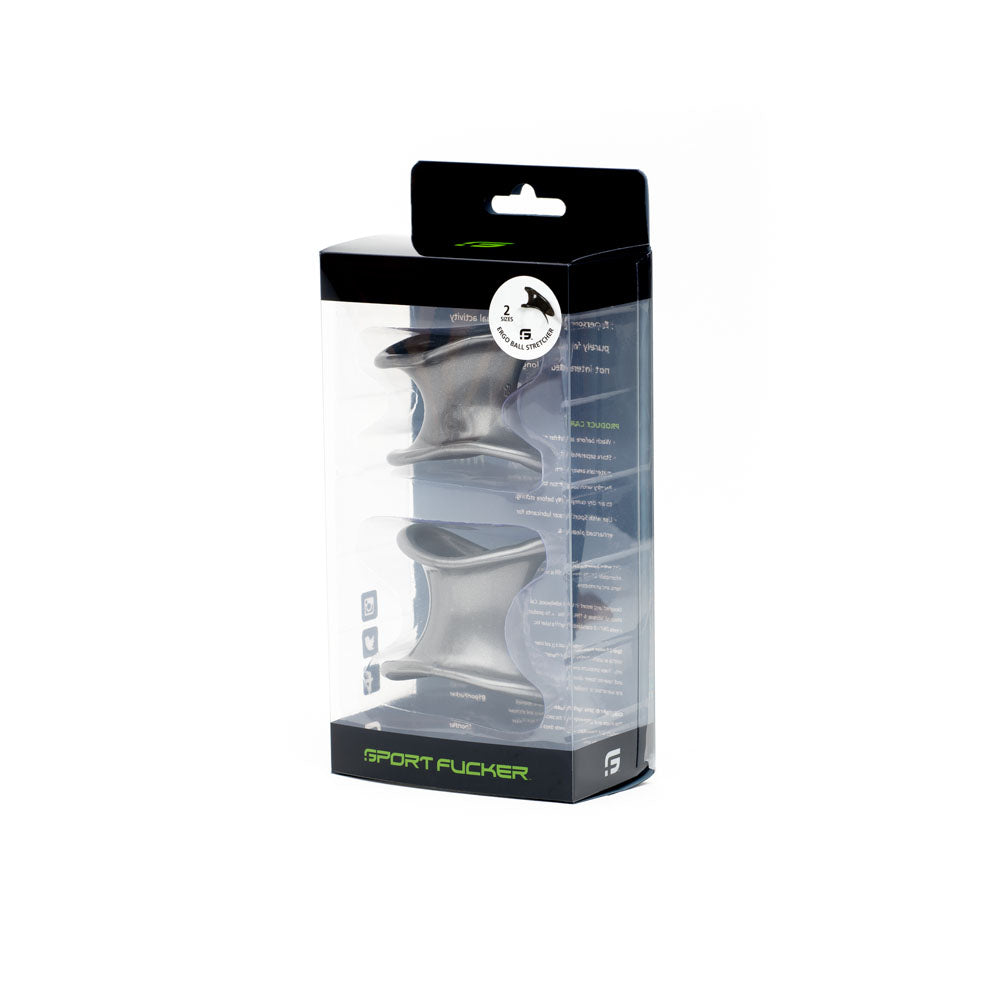 Sport Fucker Ergonomic Ball Stretcher Kit Grey Ball Stretchers Set Of 2 Sizes