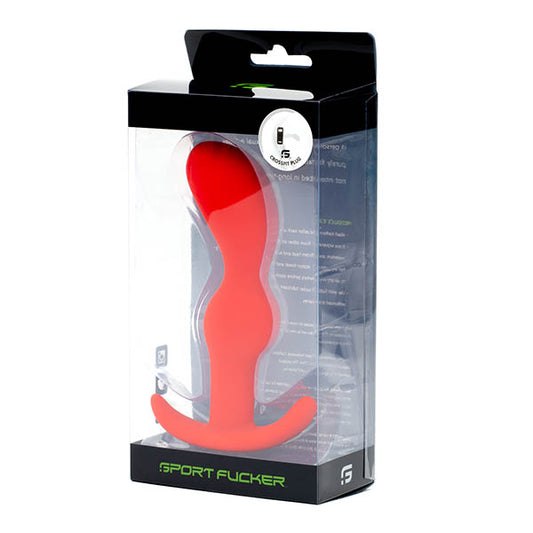 Sport Fucker Cross Fit Plug Red Medium Anal Plug
