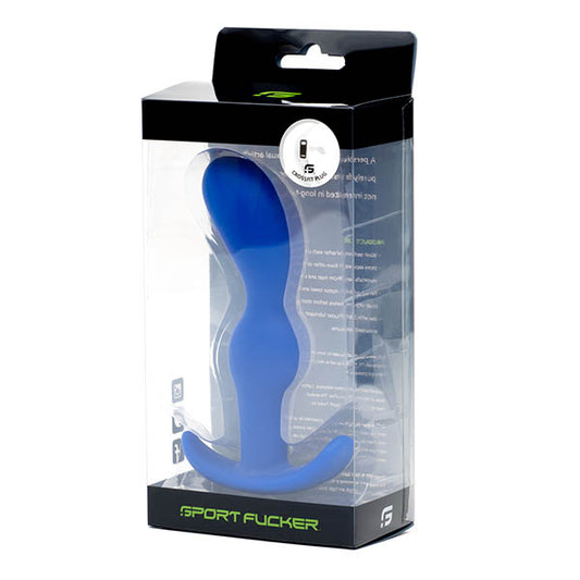 Sport Fucker Cross Fit Plug Blue Medium Anal Plug