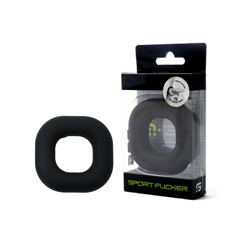 Sport Fucker Big Boner Ring Black Cock Ring
