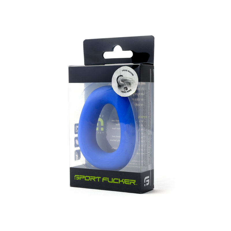 Sport Fucker Hero Ring Blue Blue Cock Ring