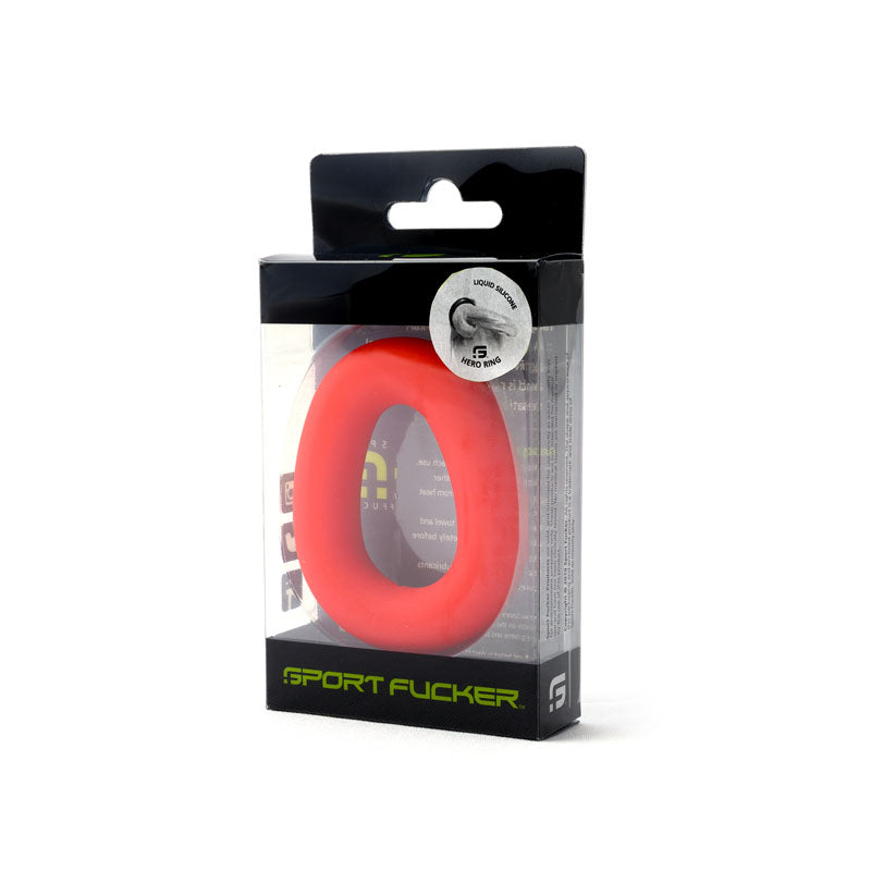 Sport Fucker Hero Ring Red Red Cock Ring