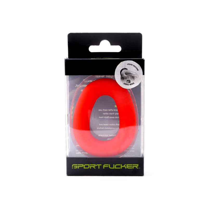 Sport Fucker Hero Ring Red Red Cock Ring