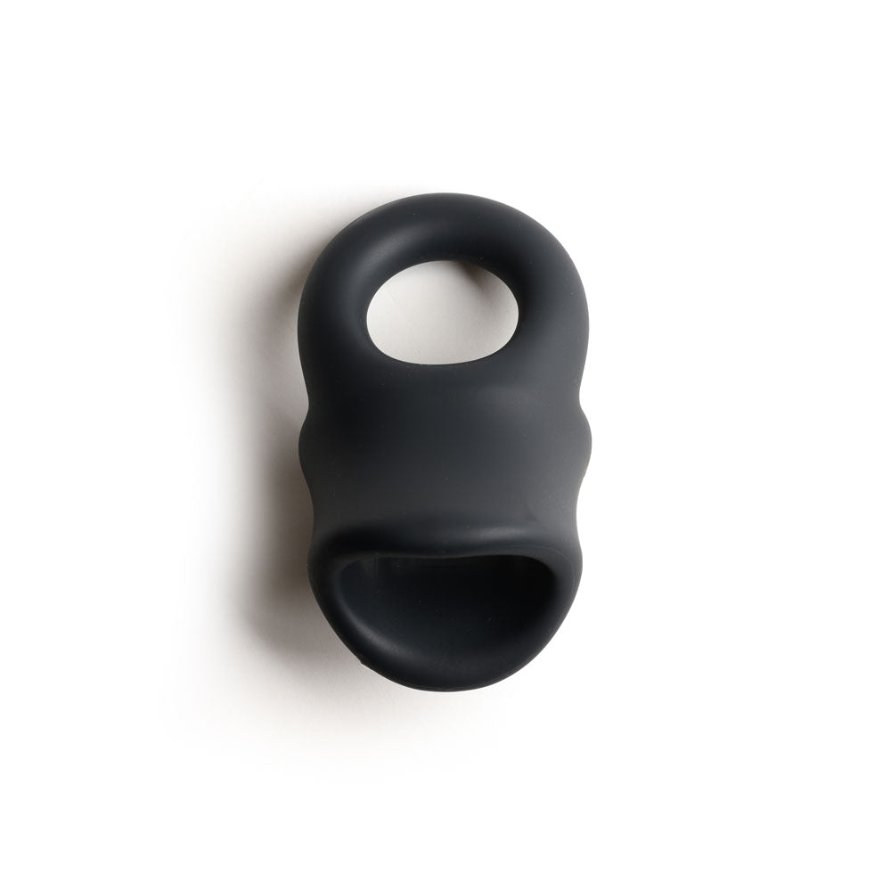 Sport Fucker Baller Ring Black Liquid Silicone Cock Ring With Ball Stretcher