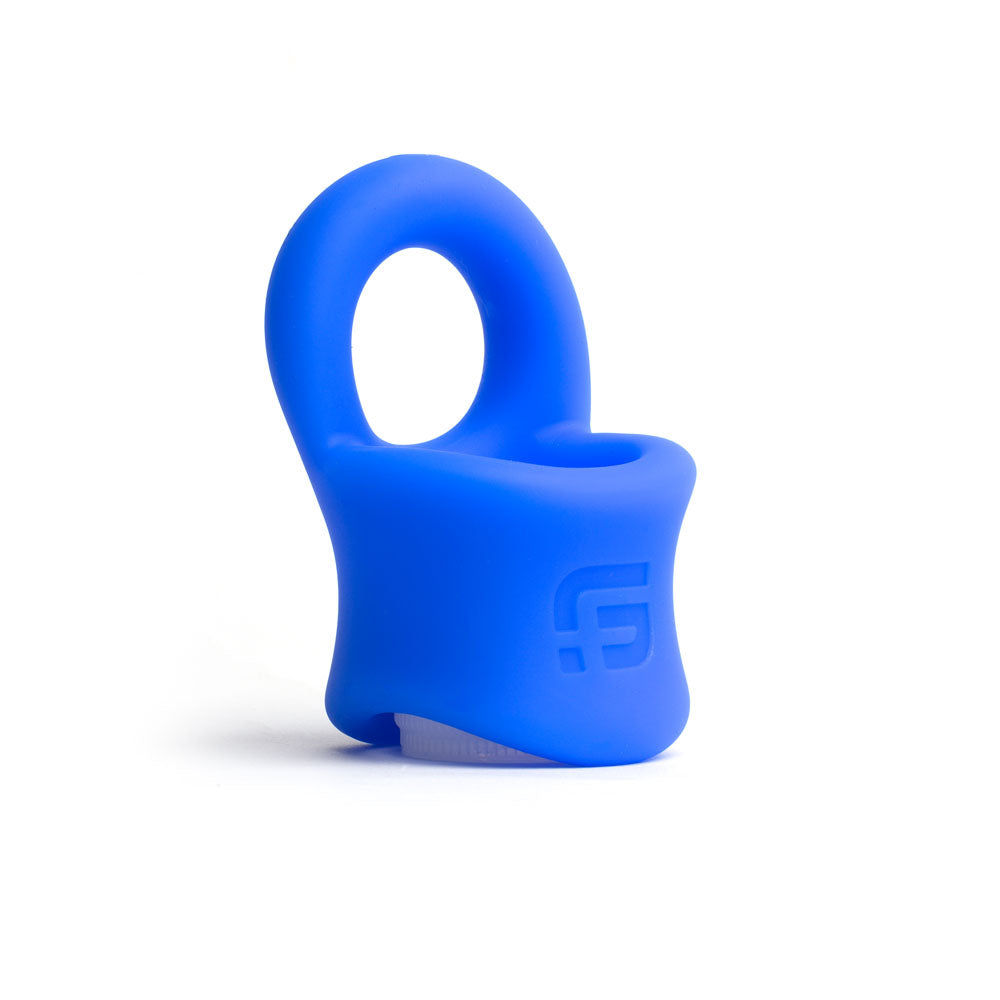 Sport Fucker Baller Ring Blue Liquid Silicone Cock Ring With Ball Stretcher