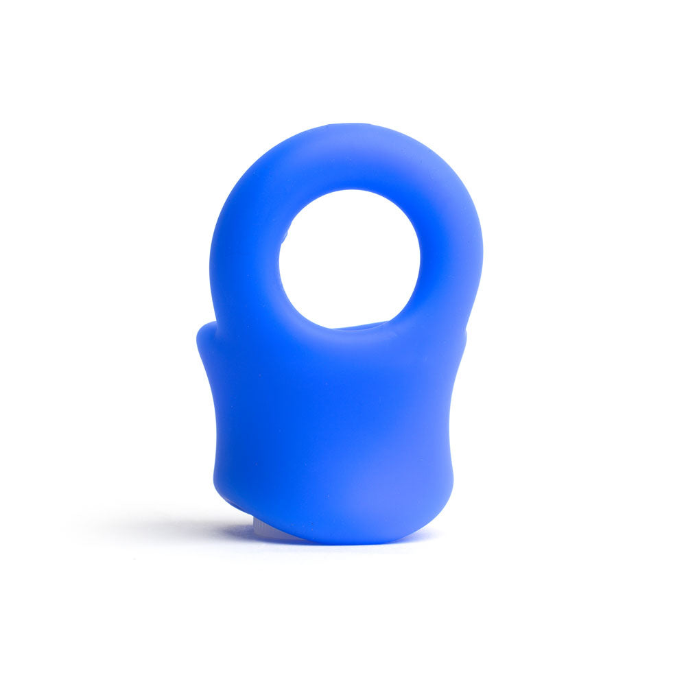 Sport Fucker Baller Ring Blue Liquid Silicone Cock Ring With Ball Stretcher