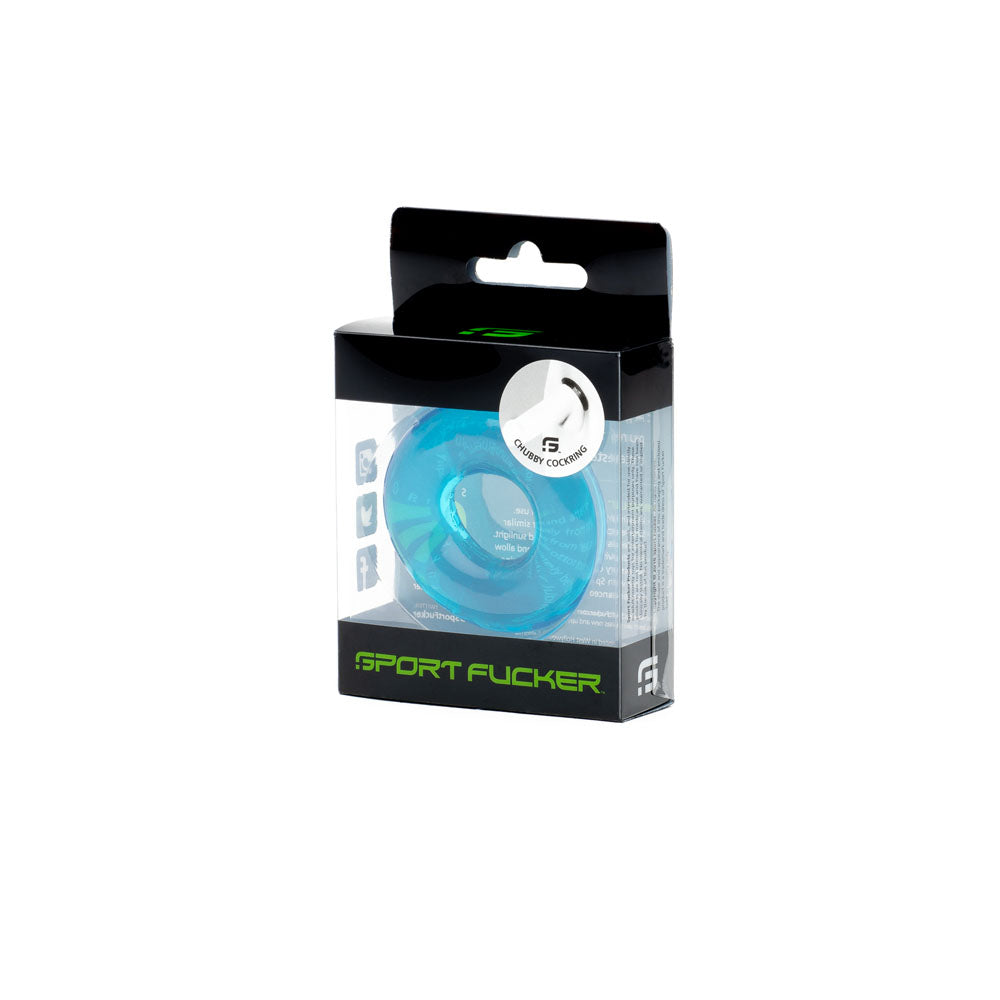 Sport Fucker Rubber Cockring Ice Blue Cock Ring