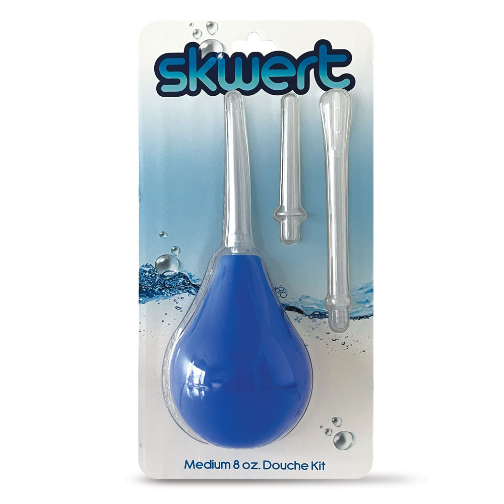 Skwert Medium 8 Oz Douche Kit Blue 240 Ml Unisex Douche Kit