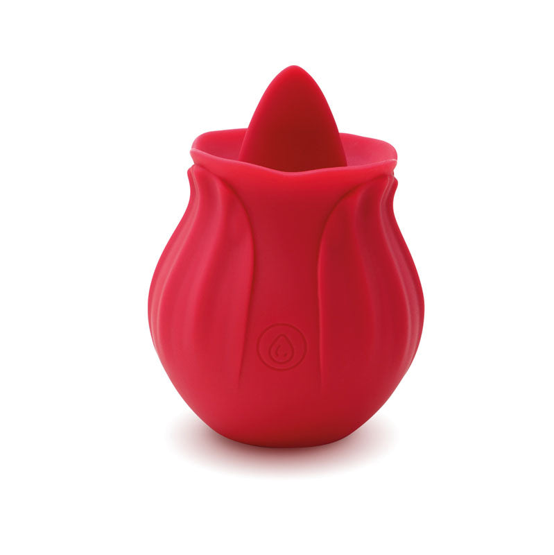 Skins Rose Buddies The Rose Lix Red Usb Rechargeable Flicking Rose Stimulator