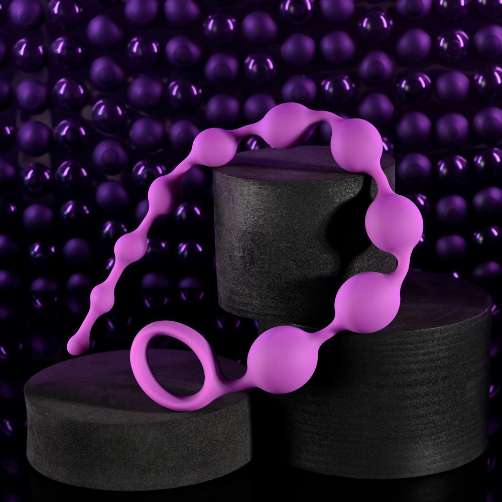 Selopa Beaded Adventure Purple 35.5 Cm Anal Beads